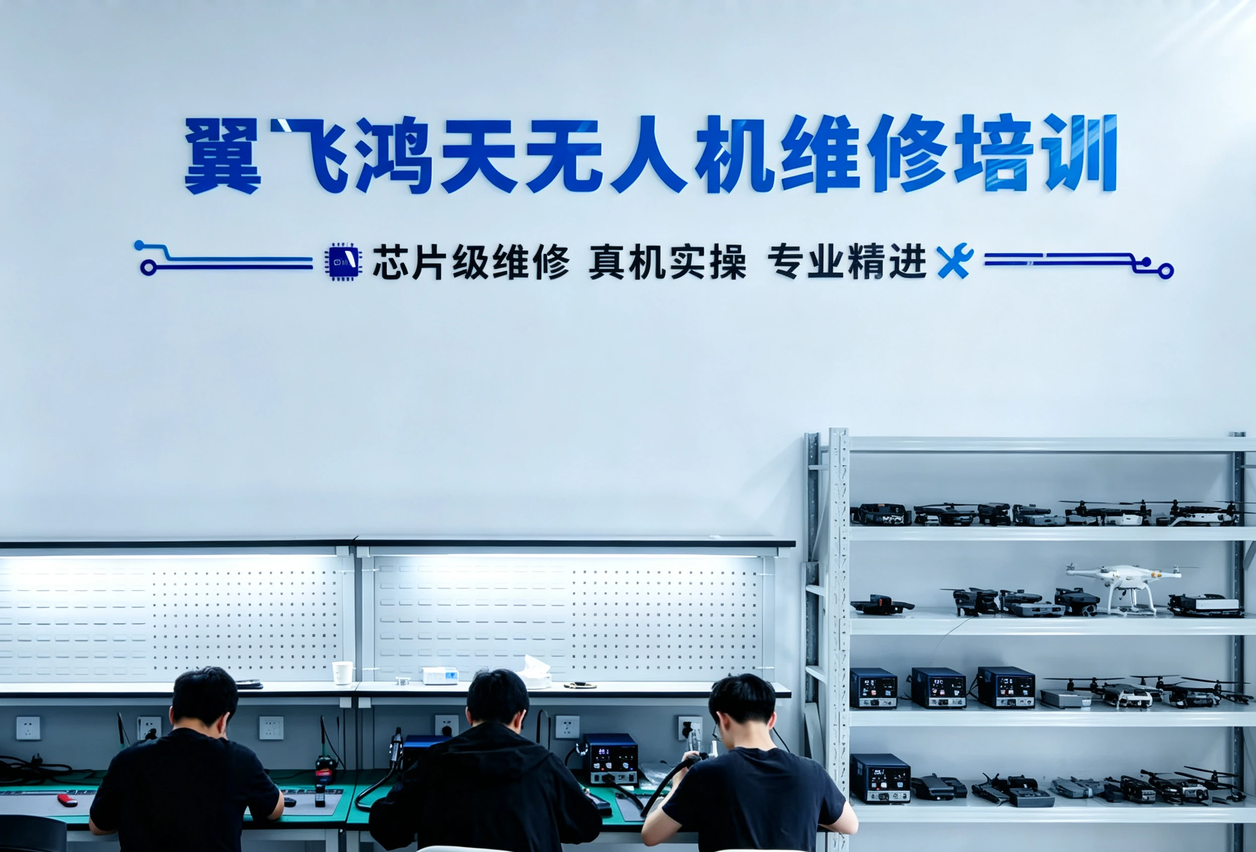 想学大疆无人机维修,选哪个无人机培训课程?看准芯片级维修