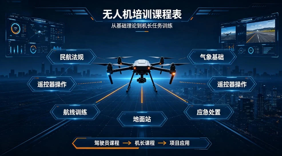 无人机培训都学什么