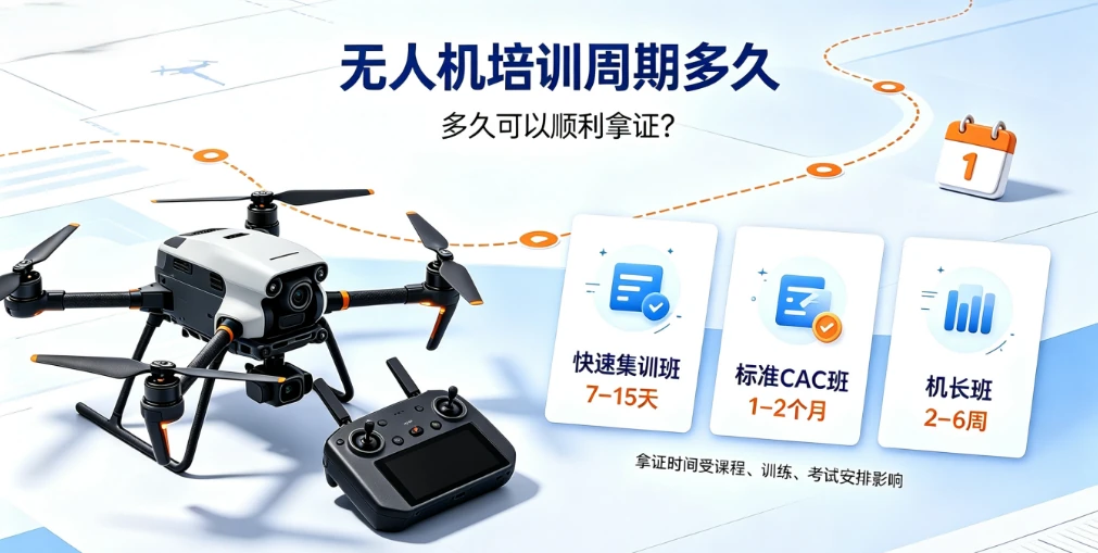 无人机培训周期多久