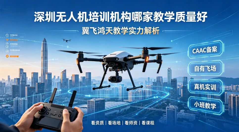 深圳无人机培训机构哪家教学质量好？从这几点判断真实教学质量