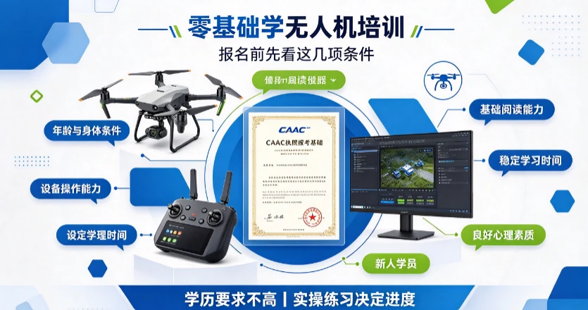 零基础参加无人机培训,需要具备什么条件
